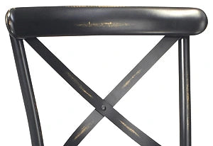 Bentwood X Back Style Farmhouse Aluminum Outdoor Bar Stool