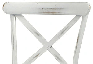 Bentwood X Back Style Farmhouse Aluminum Outdoor Bar Stool
