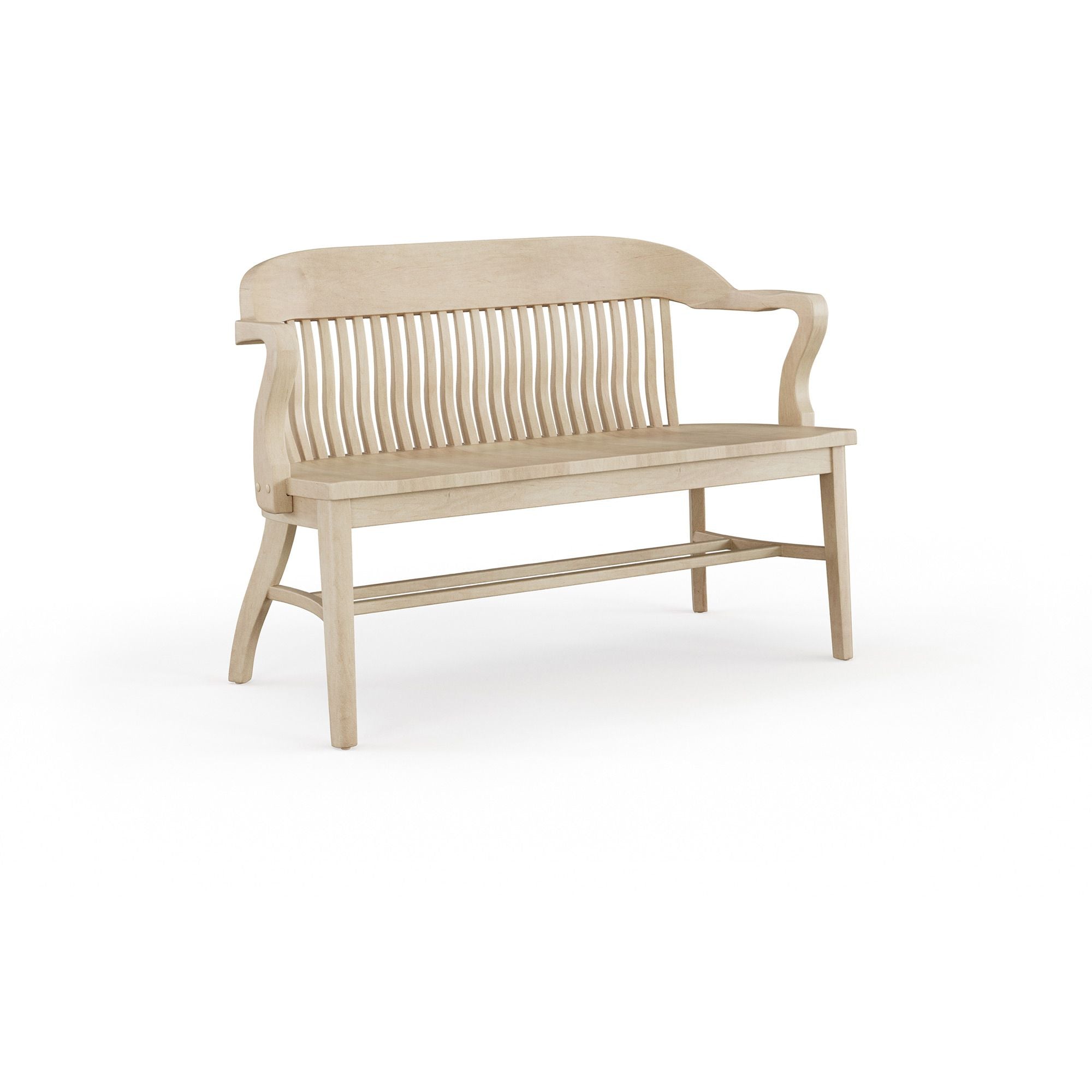 Oak Courthouse Bench - 49.5