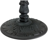 24" Round Victorian Ornate Cast Iron Table Base