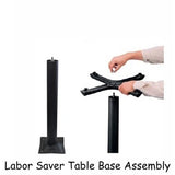 18" Diameter Stamped Steel Table Base