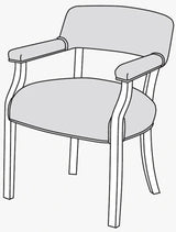 Upholstered Guest Armchair
