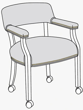 Upholstered Guest Armchair