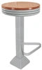 Western Style Drug Store Upholstered or Wood Seat Counter Stools