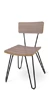 Hairpin Steel Frame Chair With Backrest