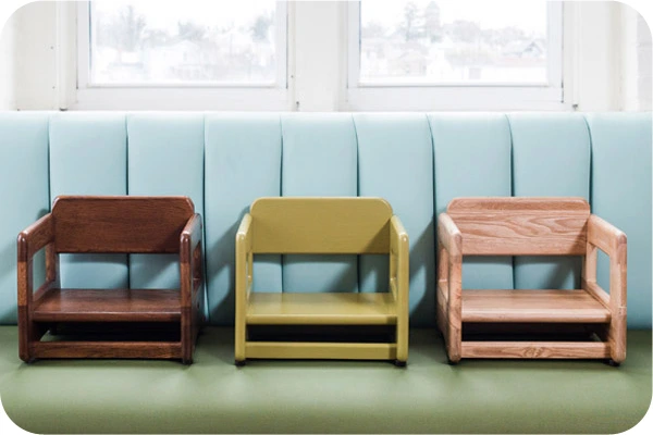 Classic Oak Restaurant Childs Booster Seat Installation
