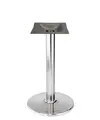 Stamped Steel Round Bottom Chrome Table Base 18 Inch Diameter