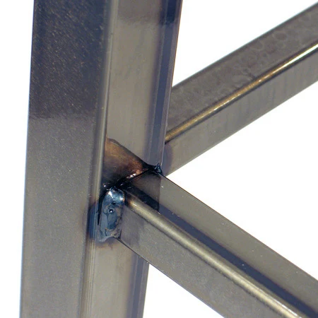 Industrial Clearcoat Finish Steel Restaurant Chair Frame Detail