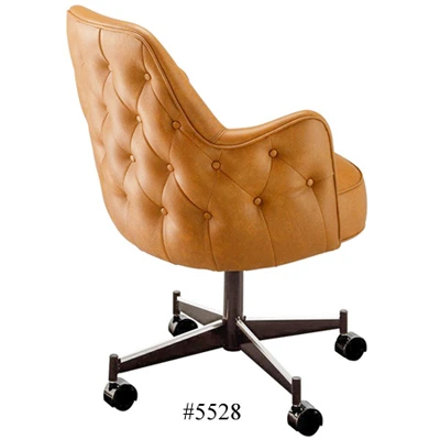 Diamond Tufted Upholstered Club Arm Chair 5528