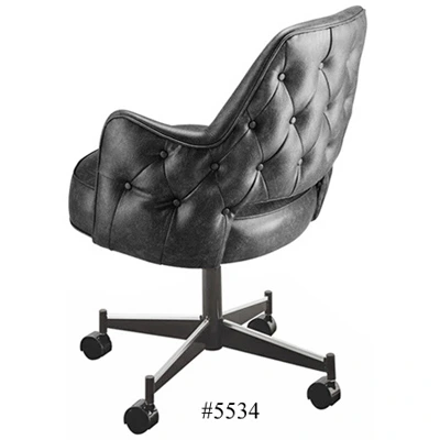 Diamond Tufted Upholstered Club Arm Chair 5534