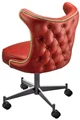 #3616 Retro Nail Trim Club Chair With Casters