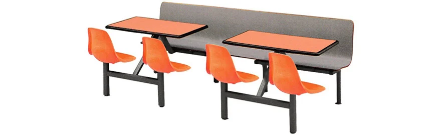 Cluster Seating with Bench Combination