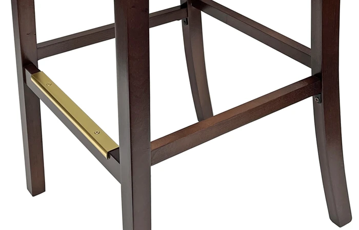 Deco Wood Bar Stool - Footrest Detail