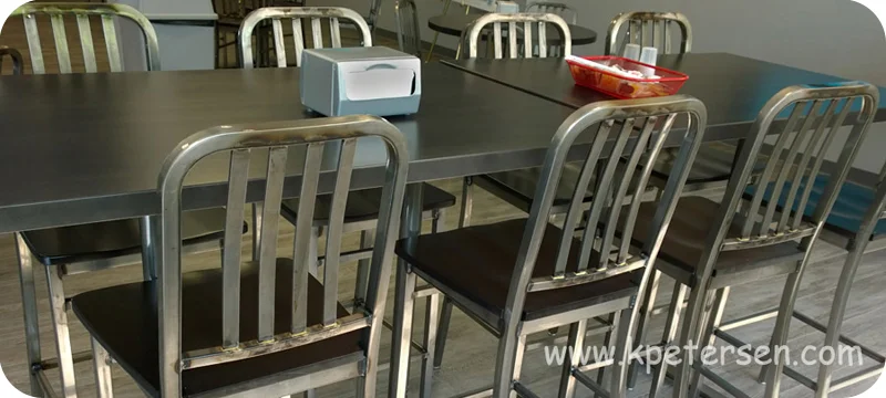 Deco Steel Bar Stool Installation Photo