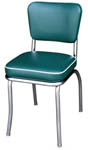 QUICKSHIP Deluxe Diner Chair Green Vinyl