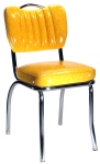 Deluxe Channel Back Diner Chair With Handle