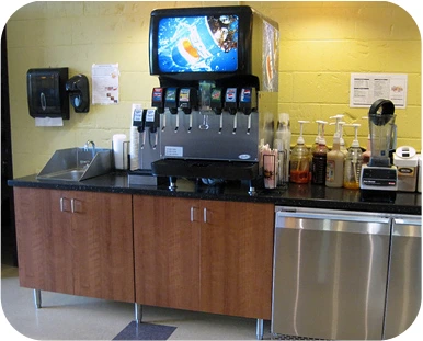 Drink Station Cabinet Installation