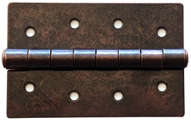 Antiqued Copper Hinge Finish Detail