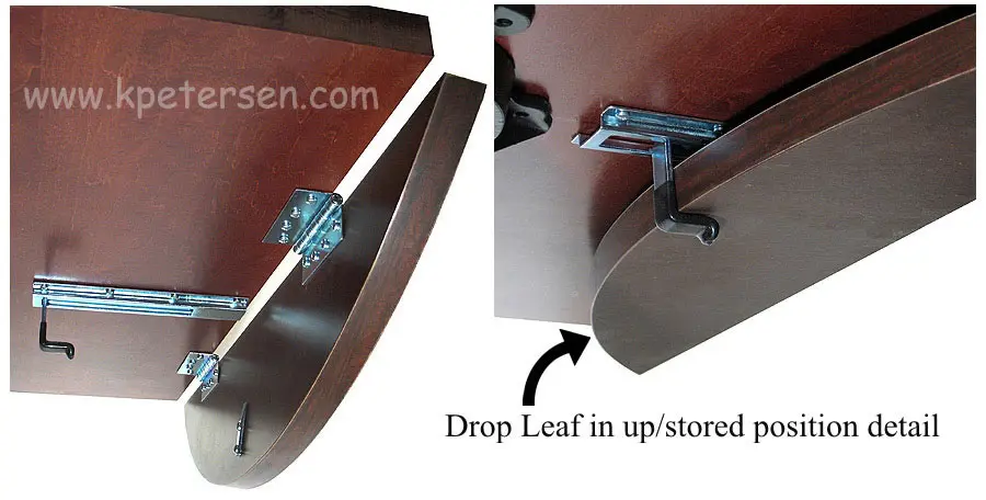Dropleaf Table Hardware Leaf Positions