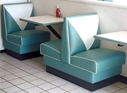 Duece Single And Double Upholstered Booths