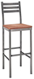 Ferro Steel Bar Stool Stool Trapezoid