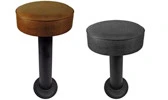 Quick Ship Bolt Down Counter Stools With Upholstered Seats