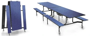 Fold And Rollaway
			Bench Seat Cafeteria Seating