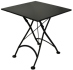 French Bistro Small Square Steel Outdoor Folding Table