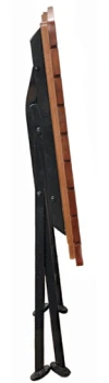 19th Century Reproduction French Bistro Square Folding Table - Folded Position