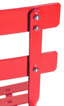 French Garden Chair Steel Back Detail