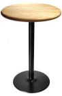 Round Cast Iron Bottom Bar Height Table Base