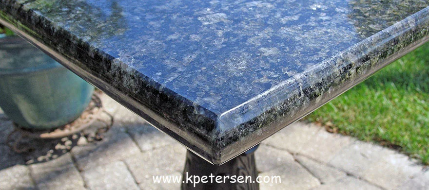 Granite Restaurant Table Corner Detail Uba Tuba