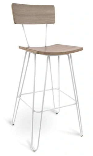 Hairpin Steel Frame, Barstool White Frame