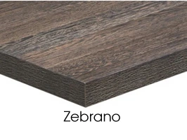 Honeycomb Core Melamine Surface Restaurant Table Top Zebrano Color Option
