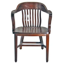 Oak Jury Chair Front View