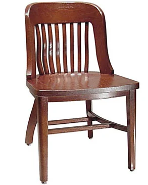 Oak Jury Side Chair Front View