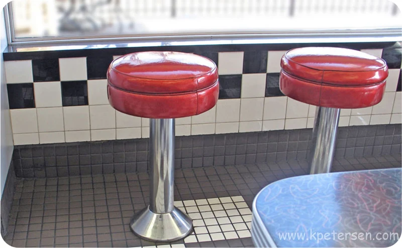 Upholstered Seat Lunch Counter Stools Installation