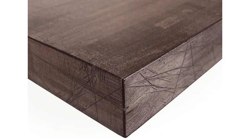 Solid Maple Butcherblock Restaurant Table Byre Finish Detail