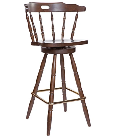 Early American Colonial Style Wood, Vintage Bar Stools Chicago Il