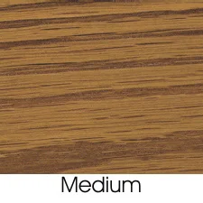 Medium Oak Stain On Oak Wood Species