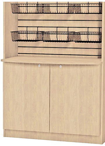 In Line, Free Standing Style, Micro Market Cabinet Base Merchandiser Detail