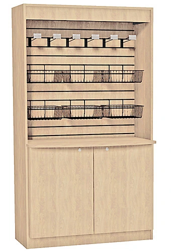 In Line, Free Standing Style, Micro Market Cabinet Base Merchandiser
