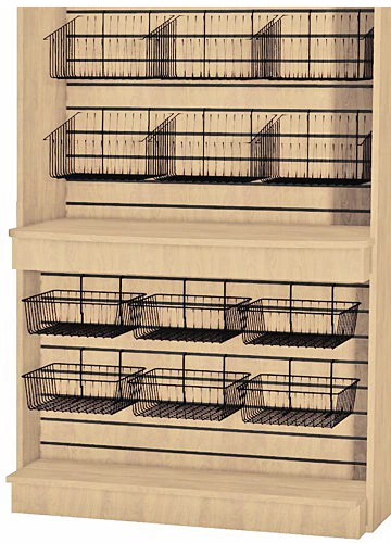Micro Market Undercounter Merchandiser Cabinet, In Line, Free Standing Style Counter Detail