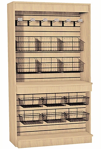 Micro Market Undercounter Merchandiser Cabinet, In Line, Free Standing Style