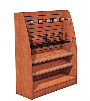 Micro Market Merchandiser Cabinet, Low Arch Sided, Free Standing Style