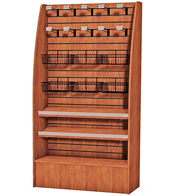 Micro Market Merchandiser Cabinet, Arch Sided, Free Standing Style