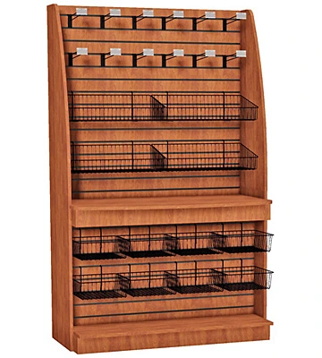 Micro Market Undercounter Merchandiser Cabinet, Arch Sided, Free Standing Style