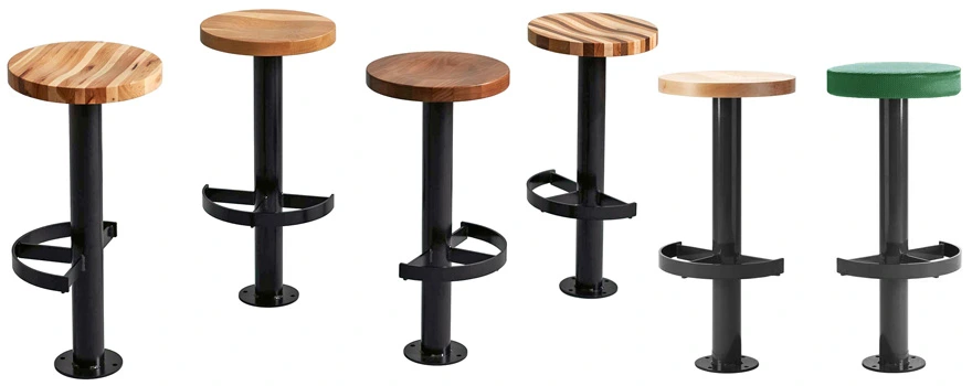Metropolitan Bolt Down Counter Stools Varieties