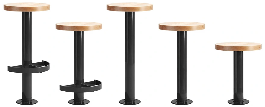Metropolitan Counter Stool Seat Heights Wood
