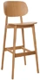 Modern All Wood Bar Stool